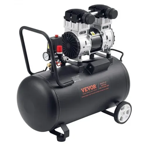 VEVOR-Luftkompressor, 15 Gallonen Stahltank, 2 PS 5,3 CFM@90 PSI ölfreier Luftkompressor und max. 125 PSI Druck, 78 dB ultraleiser tragbarer Kompressor, für Autoreparatur, Reifenbefüllung, Spritzlackierung – Bild 8