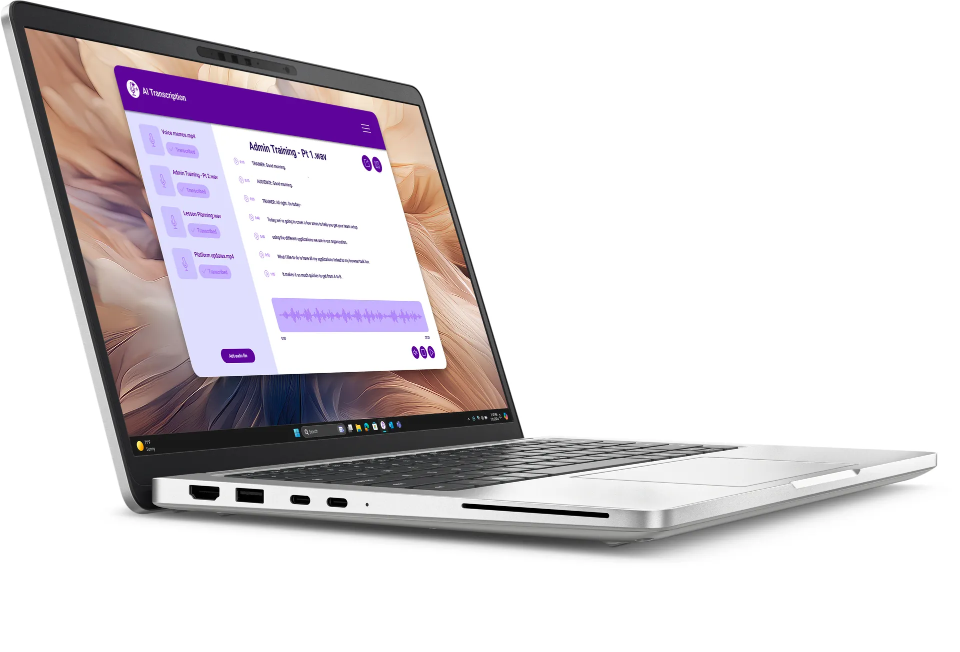 DELL Pro 13 Plus PB13250 Intel Core Ultra 5 235U Laptop 33,8 cm (13.3") Full HD+ 16 GB DDR5-SDRAM 512 GB SSD Wi-Fi 6E (802.11ax) Windows 11 Pro Deutsch Aluminium – Bild 2