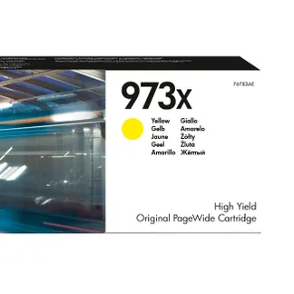 HP 973X Gelb Original PageWide Druckerpatrone mit hoher Reichweite HP 973X Gelb Original PageWide Druckerpatrone mit hoher Reichweite