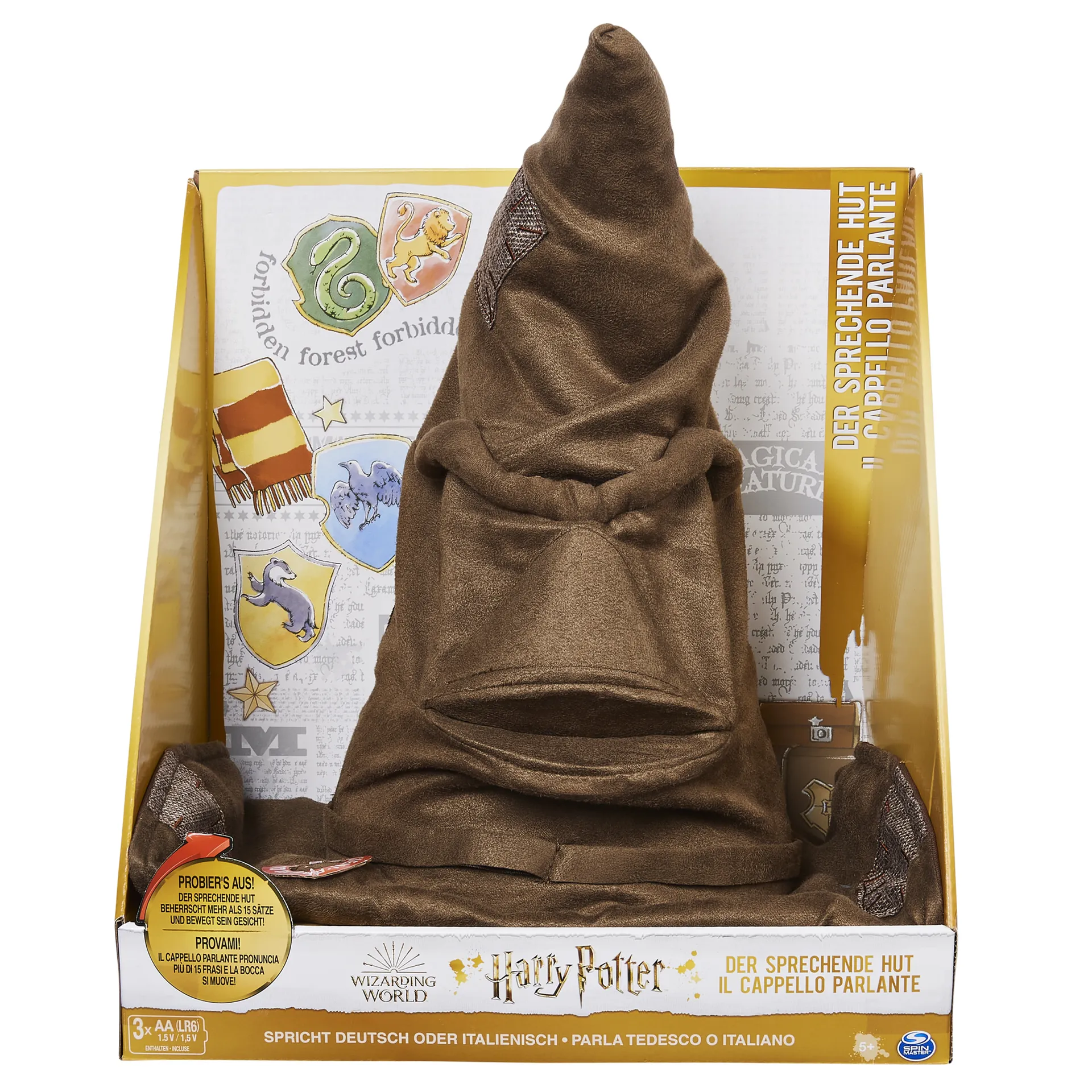 Wizarding World Harry Potter - Interaktiver Sprechender Hut mit Sound – Bild 2