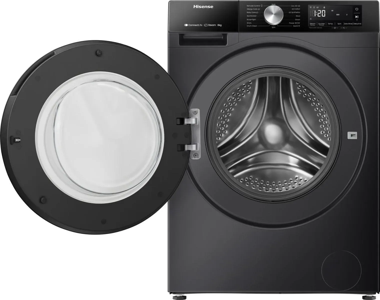 Hisense 3S Freistehend Waschmaschine, 8 kg – Bild 3