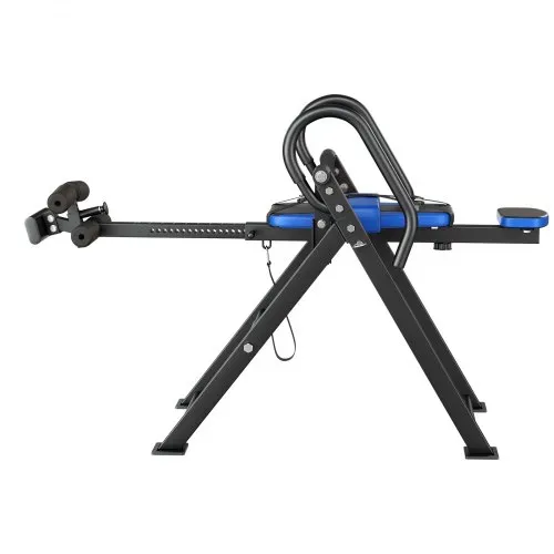 VEVOR Inversionsbank bis 136 kg, Inversionstisch mit Doppelrollenverriegelung, Mehrfach Verstellbarem Haltegurt und Ergonomischem Design, Streckbank zur Entlastung von Schultern, Nacken und Rücken – Bild 10