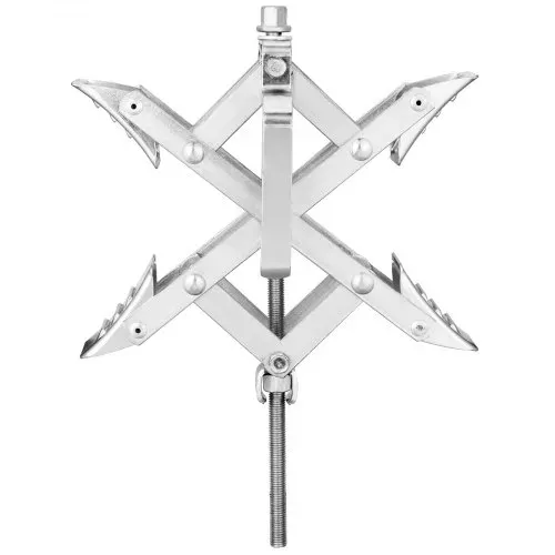 VEVOR Unterlegkeil für Wohnmobile, X-förmiger Unterlegkeil zur Stabilisierung von Wohnmobilen, für Reifenbreiten von 3,8 bis 25,4 cm, 2 Stk. Unterlegkeile mit Ratschenschlüssel und Aufbewahrungstasche – Bild 10