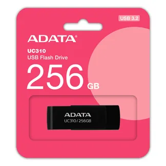 ADATA UC310 USB-Stick 256 GB USB Typ-A 3.2 Gen 1 (3.1 Gen 1) Schwarz ADATA UC310 USB-Stick 256 GB USB Typ-A 3.2 Gen 1 (3.1 Gen 1) Schwarz