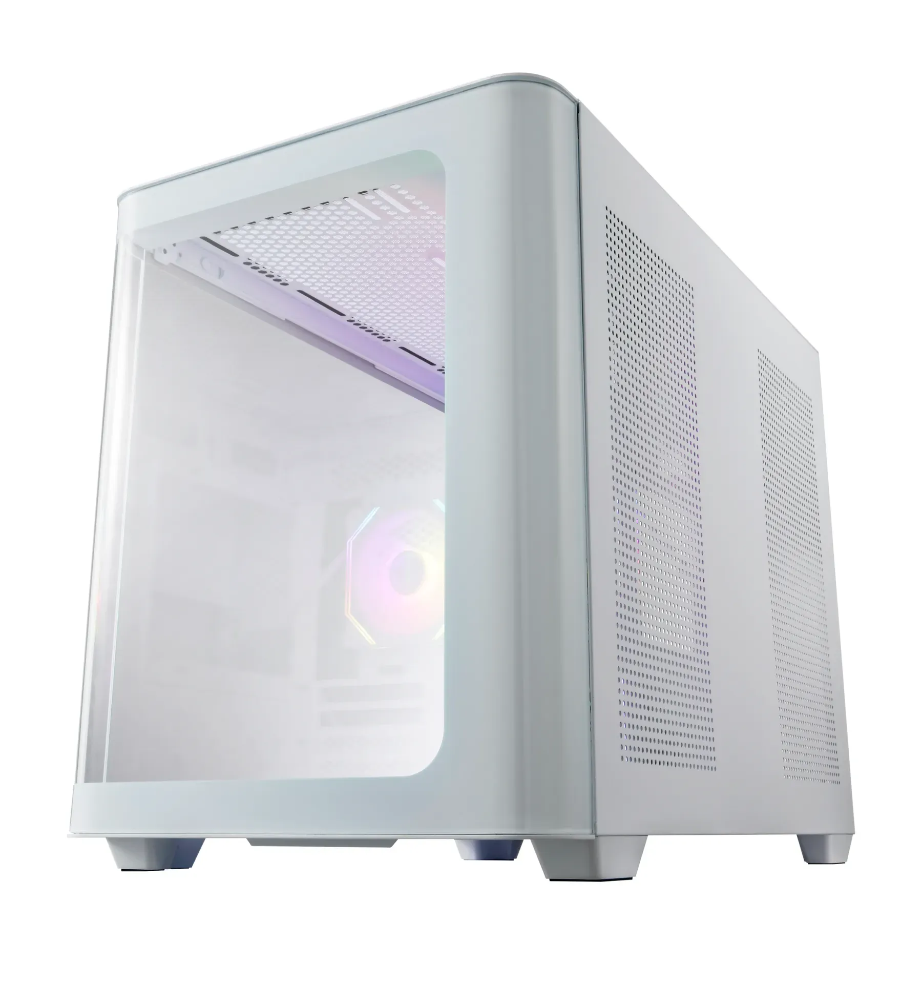 FSP S380-WA Gehäuse Mini Tower mITX, mATX Weiß ARGB – Bild 5
