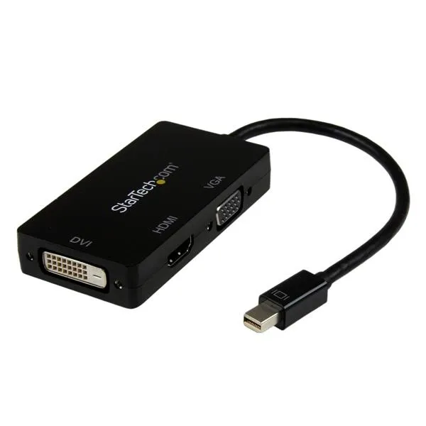 StarTech.com 3-in-1 Mini DisplayPort auf HDMI / DVI / VGA Adapter – Reiseadapter StarTech.com 3-in-1 Mini DisplayPort auf HDMI / DVI / VGA Adapter – Reiseadapter
