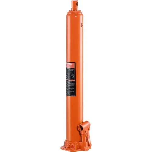 VEVOR Hydraulischer Langer Ram-Wagenheber, 4 t Motorhebezylinder mit Einzelkolbenpumpe & Flacher Basis, Hydraulischer Auto-Flaschenheber für Motorhebebühnen, Garagen-/Ladenkrane, Bauernhof usw – Bild 9