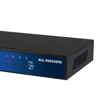 ALLNET Switch unmanaged 5 Port Gigabit 36W / 2x PoE / 2x LAN / 1x PoE+ In / „ALL-SG8205PD“ ALLNET Switch unmanaged 5 Port Gigabit 36W / 2x PoE / 2x LAN / 1x PoE+ In / „ALL-SG8205PD“