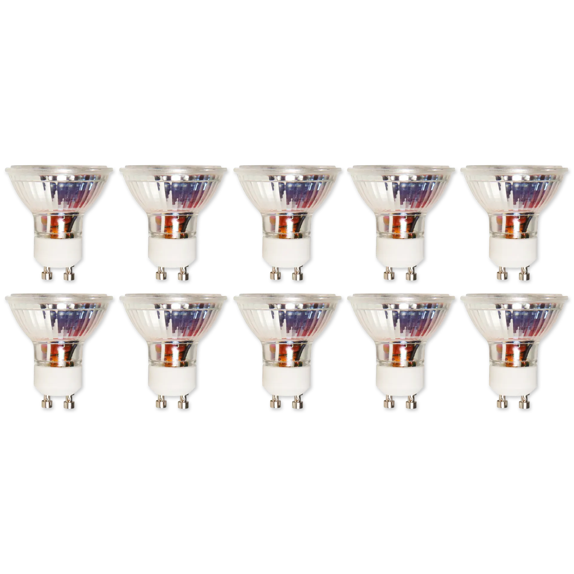 LED-Strahler McShine “MCOB“ GU10, 7W, 450 lm, warmweiß, dimmbar, 10er-Pack LED-Strahler McShine “MCOB“ GU10, 7W, 450 lm, warmweiß, dimmbar, 10er-Pack