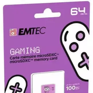 Flash SecureDigitalCard (microSD) 64GB – EMTEC Gaming Flash SecureDigitalCard (microSD) 64GB – EMTEC Gaming
