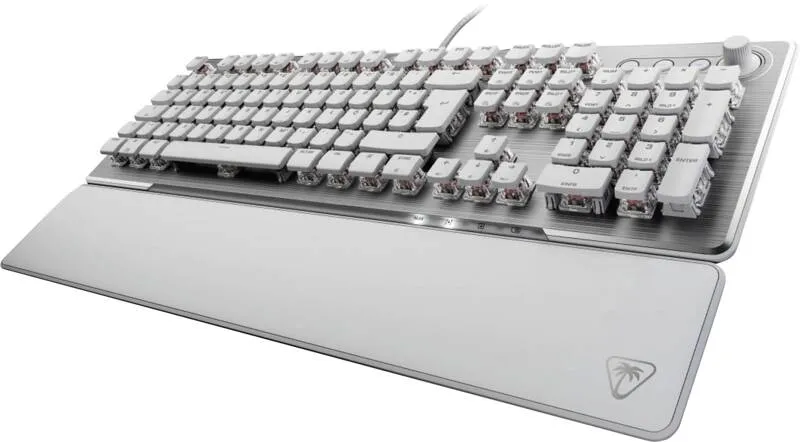 Turtle Beach Vulcan II Tastatur Gaming USB Deutsch Weiß – Bild 4