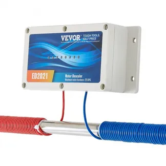 VEVOR Elektronisches Wasserentkalkersystem, salzfreier Entkalker für das ganze Haus, Wasserenthärter zur Reduzierung von Kalkablagerungen, für alle Arten von Sanitärrohren VEVOR Elektronisches Wasserentkalkersystem, salzfreier Entkalker für das ganze Haus, Wasserenthärter zur Reduzierung von Kalkablagerungen, für alle Arten von Sanitärrohren