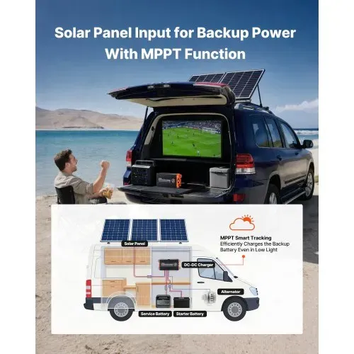 VEVOR DC-DC Batterieladegerät mit MPPT 350 W 30 A, Ladebooster Dual-Eingang für Solarpanel/Lichtmaschine, Laden für LiFePO4-Bleiakkus, 12 V/24 V-12 V/24 V, für Wohnmobil Notstromversorgung zu Hause – Bild 2