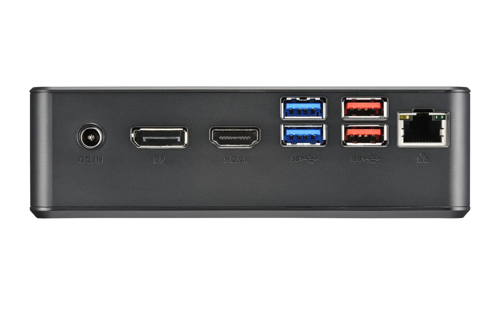 Shuttle Nano PC System NC4010XA, Intel Celeron 7305, 4GB RAM, 128GB M.2 SSD, 1x HDMI, 1x DP,1xUSB-C/DP, 6x USB3.2, 1x 2.5" bay, 2x M.2, 1x LAN, inkl. VESA & Stand – Bild 5