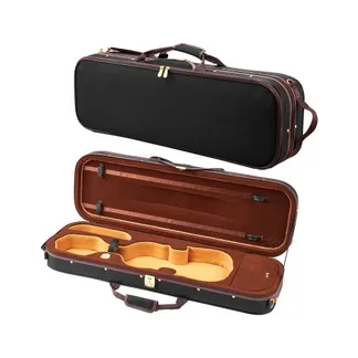 VEVOR 4/4 Violinenkoffer in voller Größe, eingebautes Hygrometer, Geigenkoffer, Reisetragetasche, mit Weichfutter, Schultergurten, kratzfest, professionelle längliche Form, für Violine, schwarz VEVOR 4/4 Violinenkoffer in voller Größe, eingebautes Hygrometer, Geigenkoffer, Reisetragetasche, mit Weichfutter, Schultergurten, kratzfest, professionelle längliche Form, für Violine, schwarz