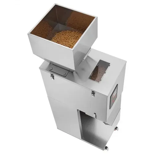 VEVOR Partikelfüllmaschine, 20–5000 g, automatische Füllmaschine mit Fußpedal, Edelstahl-Wiegefüllmaschine, Wiegefüller für Bohnen, Samen, Körner, Tee, Granulatverpackung – Bild 9