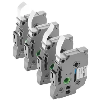 VEVOR Schriftband, 4er-Pack, 12 mm, Schwarz auf Weiß, kompatibel mit verschiedenen Arten von Brother P-Touch-Etikettierern, PT-1230PC, PT-1280, PT-D200, PT-P400, Ersatz für TZe-231 VEVOR Schriftband, 4er-Pack, 12 mm, Schwarz auf Weiß, kompatibel mit verschiedenen Arten von Brother P-Touch-Etikettierern, PT-1230PC, PT-1280, PT-D200, PT-P400, Ersatz für TZe-231