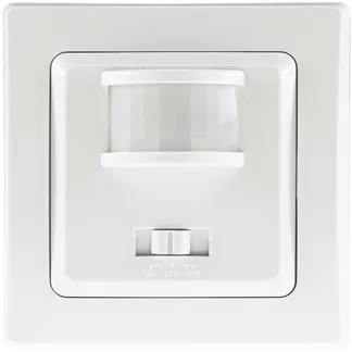 DELPHI Bewegungsmelder 160°, weiß LED geeignet, 250V~, Unterputz, 3-Draht DELPHI Bewegungsmelder 160°, weiß LED geeignet, 250V~, Unterputz, 3-Draht