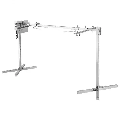 VEVOR Spanferkelgrill Lammgrill Spießbratengrill 1422,4 mm Rotisserie-Grill AC 220-240 V, 8-stufiges elektrisches Rotisserie-Grill-Set mit 60 kg Tragkraft, 38 W Motor Grillset für Partys – Bild 9