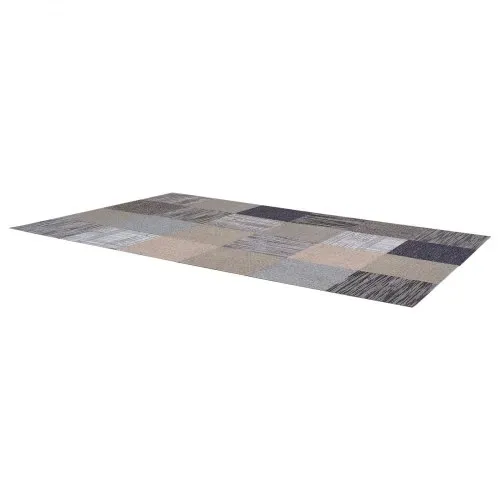 VEVOR Teppichfliesen 500 x 500 x 6 mm, 24er-Pack, selbstklebender Teppichboden mit Fläche von 6,2 m², Teppich Bodenbelag, einfacher DIY-Austausch für Wohnzimmer und Büro, mehrfarbig – Bild 9