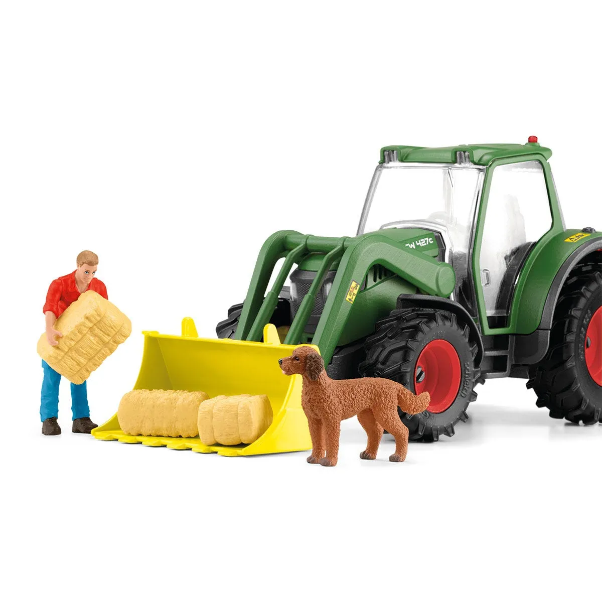 schleich FARM WORLD Traktor mit Anhänger – Bild 6
