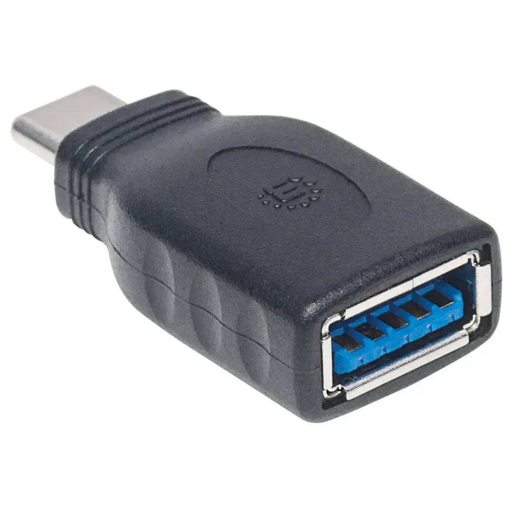 Manhattan USB 3.1 Gen1 Typ C auf Typ A-Adapter, Typ C-Stecker auf Typ A-Buchse, USB 3.1 Gen1, schwarz – Bild 5