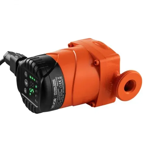 VEVOR LPS25-6BP/130 Zirkulationspumpe, Umwälzpumpe aus Gusseisen, 58 LPM, 6 m Max. Förderhöhe, Warmwasserzirkulation, Gewindeanschluss, leiser Betrieb, für Heizungsanlagen zu Hause – Bild 8