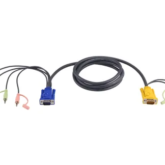 ATEN PS/2-KVM-Kabel mit 3-in-1-SPHD und Audio, 3 m ATEN PS/2-KVM-Kabel mit 3-in-1-SPHD und Audio, 3 m