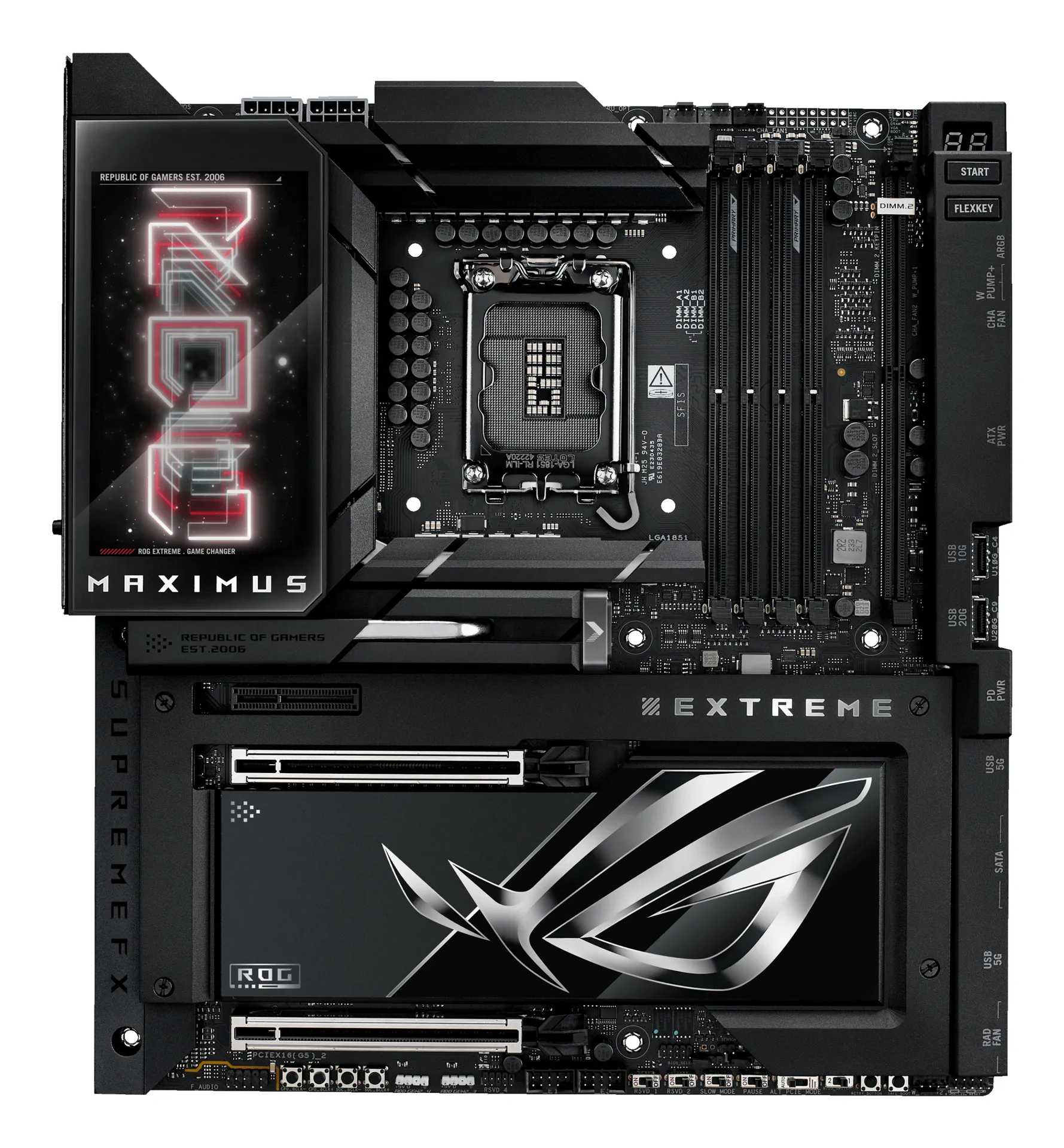ASUS ROG MAXIMUS Z890 EXTREME Intel Z890 LGA 1851 (Socket V1) Erweitertes ATX ASUS ROG MAXIMUS Z890 EXTREME Intel Z890 LGA 1851 (Socket V1) Erweitertes ATX