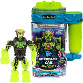 MrBeast Lab Mutators S2 Mutation Chamber – Atomic Earth Panther, Spielfigur MrBeast Lab Mutators S2 Mutation Chamber – Atomic Earth Panther, Spielfigur