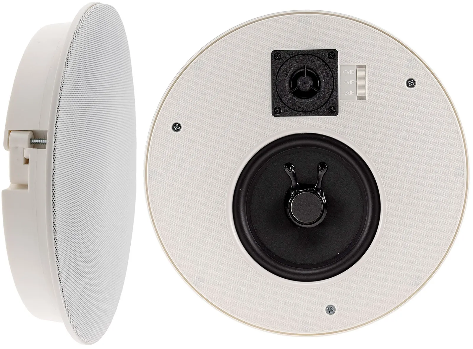 Einbaulautsprecher „CTE-26R“, rund, weiß 2-Wege, Ø 25,5cm, 120 Watt Einbaulautsprecher „CTE-26R“, rund, weiß 2-Wege, Ø 25,5cm, 120 Watt