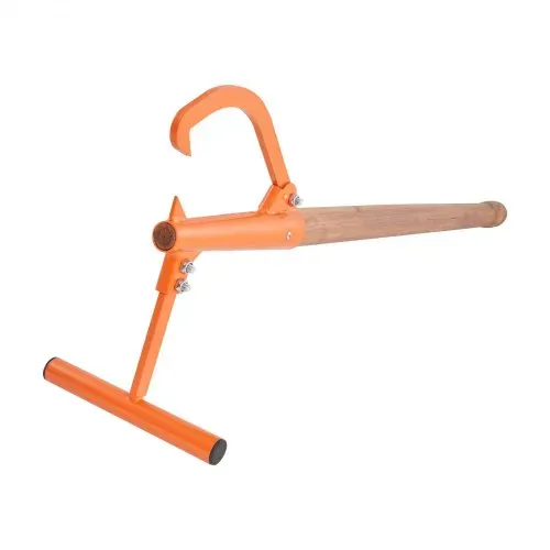 VEVOR Fällheber, 1180 mm, Stammheber mit Holzgriff, Stammwender mit verstellbarem Wendehaken, Forsthaken, Fällhilfe für Stämme bis zu φ 38 cm, Holzheber zum Rollen, Schneiden & Anheben von Stämmen – Bild 8