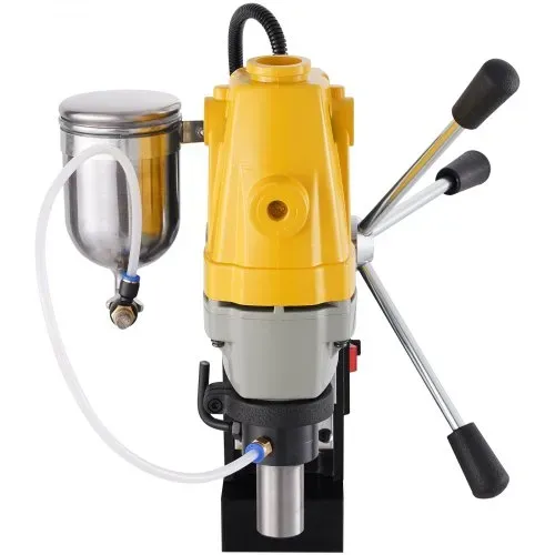 VEVOR 1100 W Magnetbohrmaschine mit 40mm Bohrdurchmesser MD40 Magnetbohrmaschine 12000 N Magnetkraft Magnetbohrsystem 670 U/min mit 6-teiligem HSS-Ringschneider-Set – Bild 10