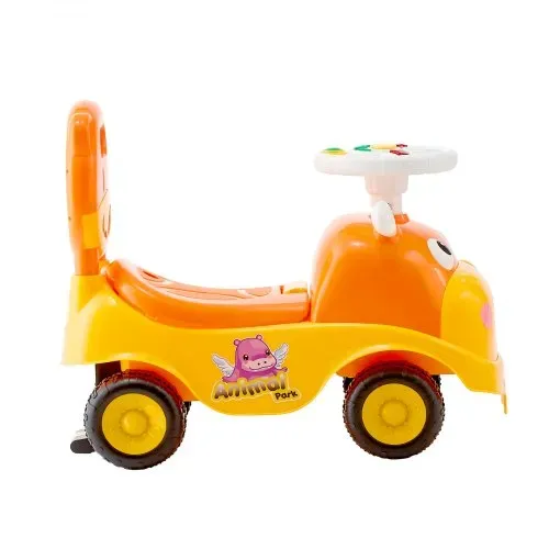 VEVOR Rutschauto, 500x240x415 mm Rutscher für Kleinkinder, Rutschfahrzeug mit Hupe und Musik, 22 kg Tragkraft, Stauraum unter dem Sitz, Lauflernhilfe für Kleinkinder von 19 bis 36 Monaten – Bild 9