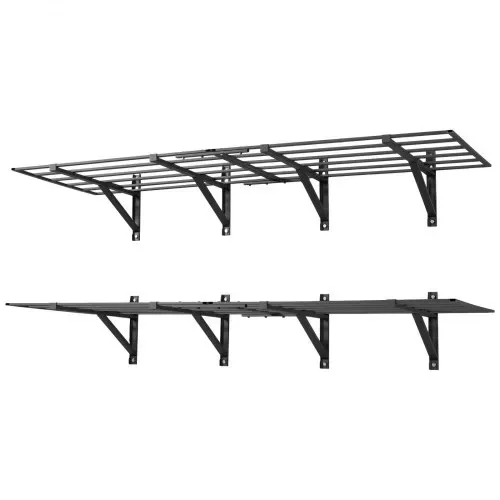 VEVOR 2er-Set Garagenregal 1832x635x305mm Werkzeugaufbewahrung 362 kg pro Schicht Werkzeughalter Wand 1832x635 mm Regalfläche Aufbewahrungsregale Metallregal Werkzeug Organizer Wandregale – Bild 9