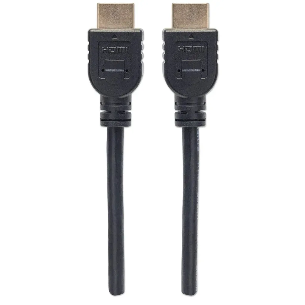 Manhattan High Speed HDMI-Kabel mit Ethernet-Kanal, CL3-zertifiziert für Wandinstallationen, HEC, ARC, 3D, 4K@60Hz, CL3, HDMI-Stecker auf HDMI-Stecker, geschirmt, schwarz, 5 m – Bild 4