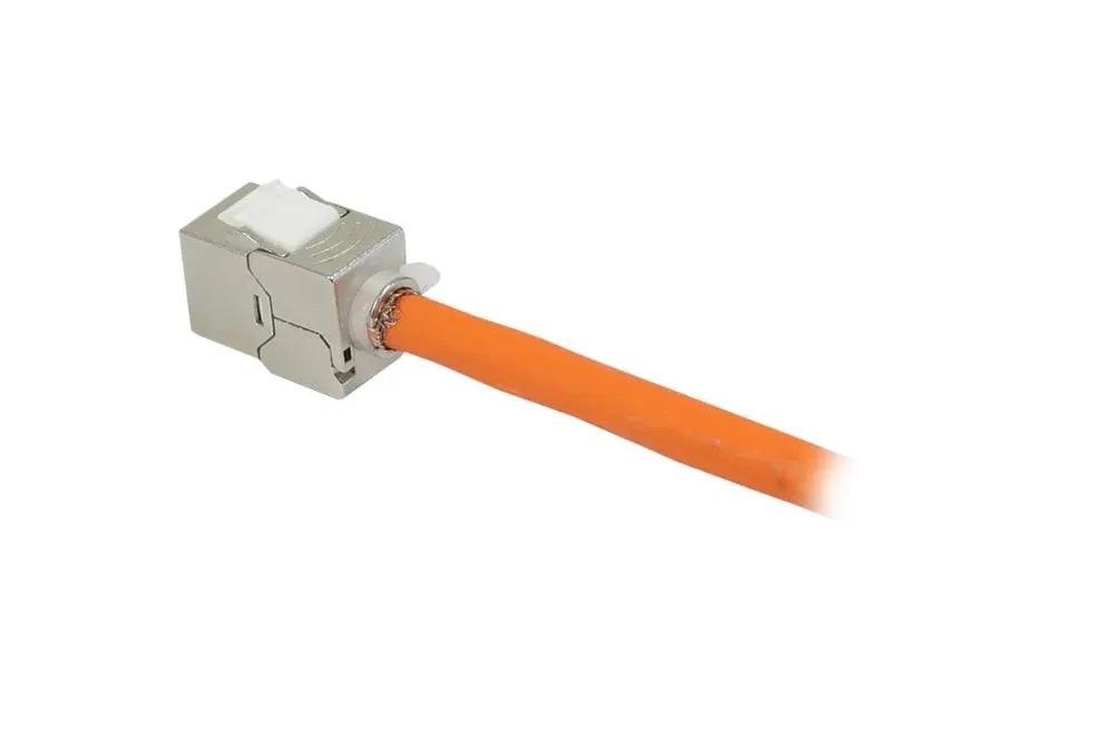 Keystone, Modul, TP-Buchse(RJ45), CAT6A, 500MHz, Slim-line/Short mit Staubschutzklappe, Synergy 21, – Bild 9