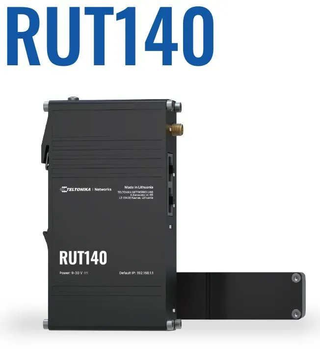 Teltonika · Router · RUT140 · Kompakter Ethernet Router Teltonika · Router · RUT140 · Kompakter Ethernet Router