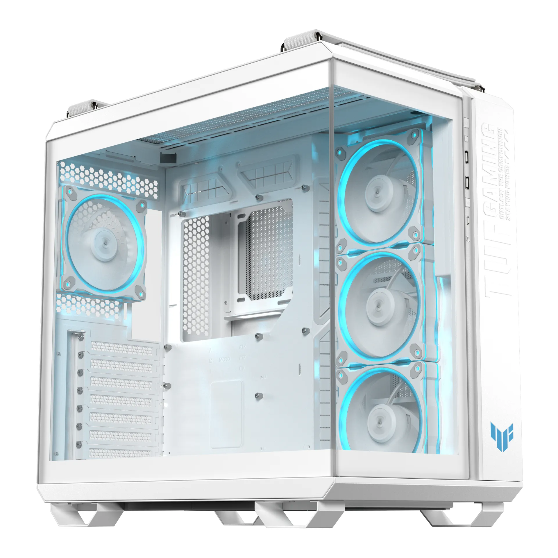 ASUS TUF GAMING GT502 Horizon TG ARGB White Midi Tower Weiß – Bild 4
