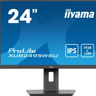 iiyama ProLite XUB2495WSU-B7 Computerbildschirm 61 cm (24″) 1920 x 1200 Pixel 4K Ultra HD LED Schwarz iiyama ProLite XUB2495WSU-B7 Computerbildschirm 61 cm (24″) 1920 x 1200 Pixel 4K Ultra HD LED Schwarz