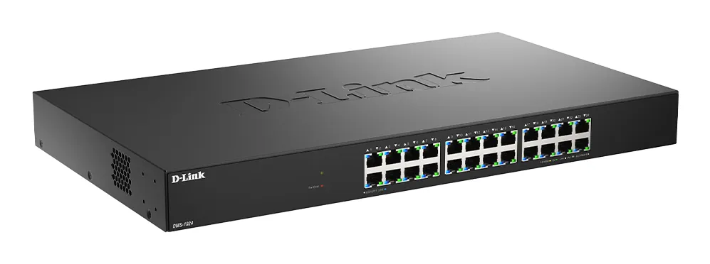 D-Link DMS-1024 Unmanaged 2.5G Ethernet (100/1000/2500) Schwarz – Bild 2