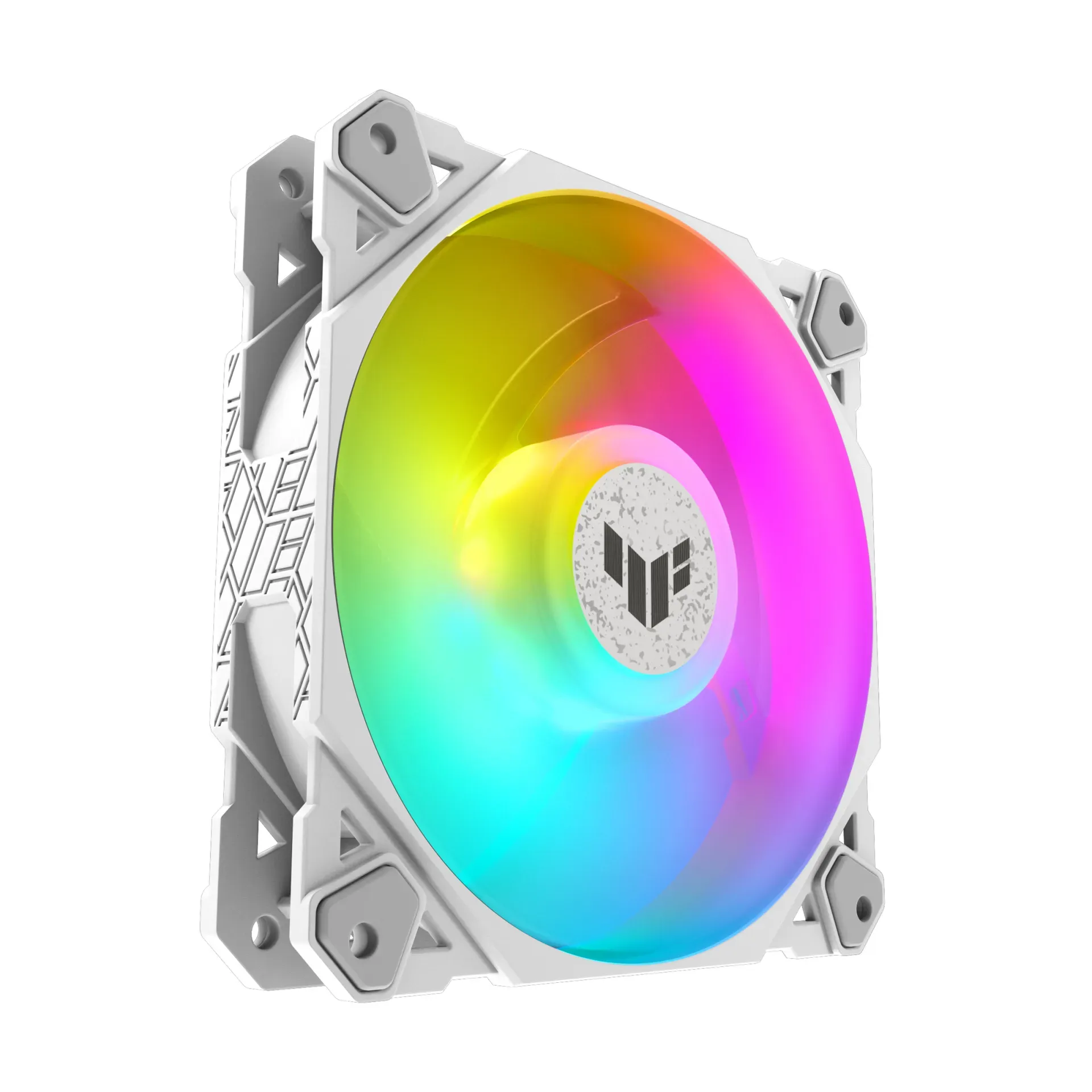 ASUS TUF GAMING TF120 ARGB WHITE EDITION Computergehäuse Luftkühlung 12 cm Weiß 1 Stück(e) – Bild 2