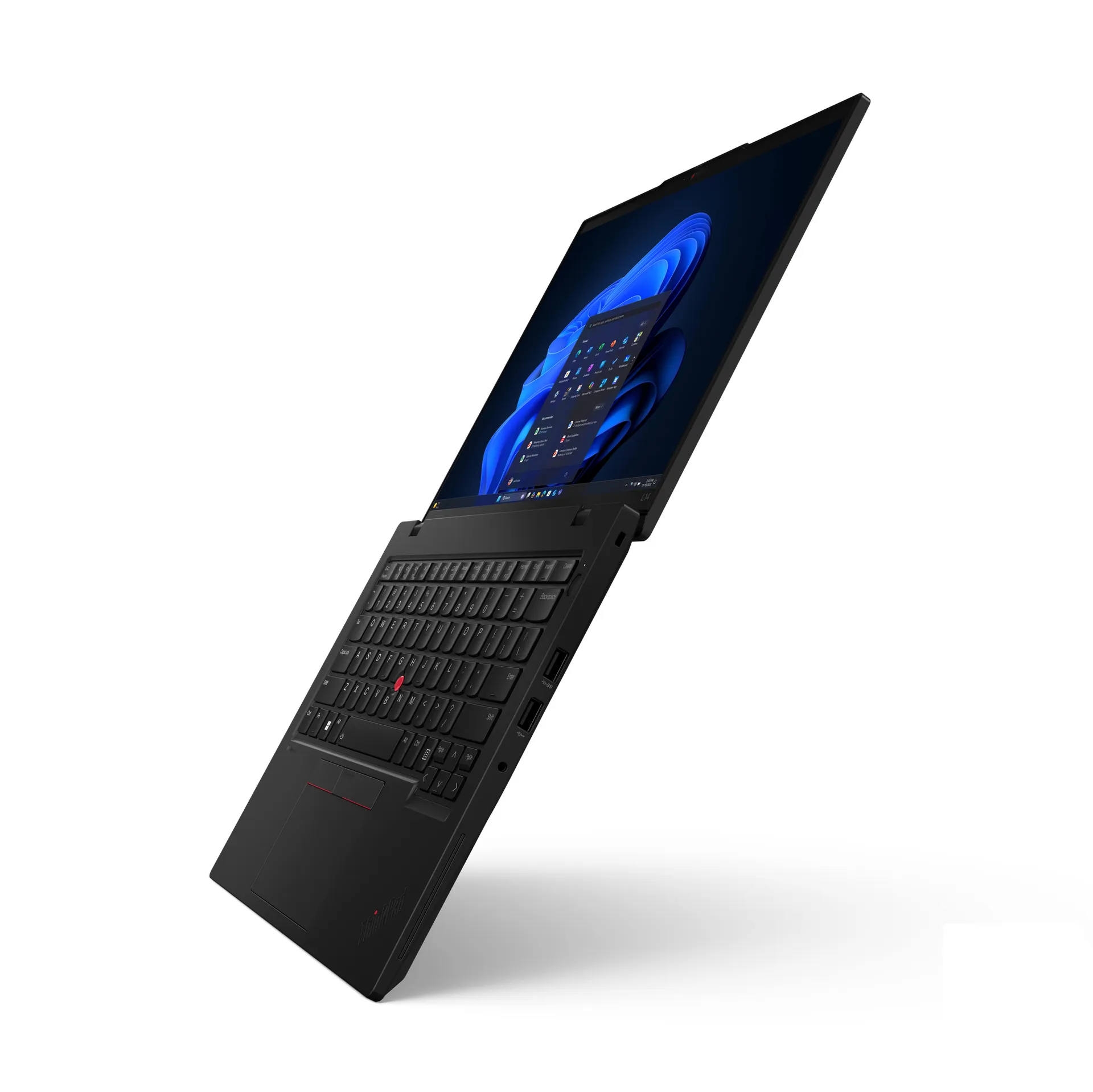 Lenovo ThinkPad L14 Gen 6 (AMD) AMD Ryzen™ 7 250 Laptop 35,6 cm (14") WUXGA 16 GB DDR5-SDRAM 512 GB SSD Wi-Fi 7 (802.11be) Windows 11 Pro Deutsch Schwarz – Bild 3