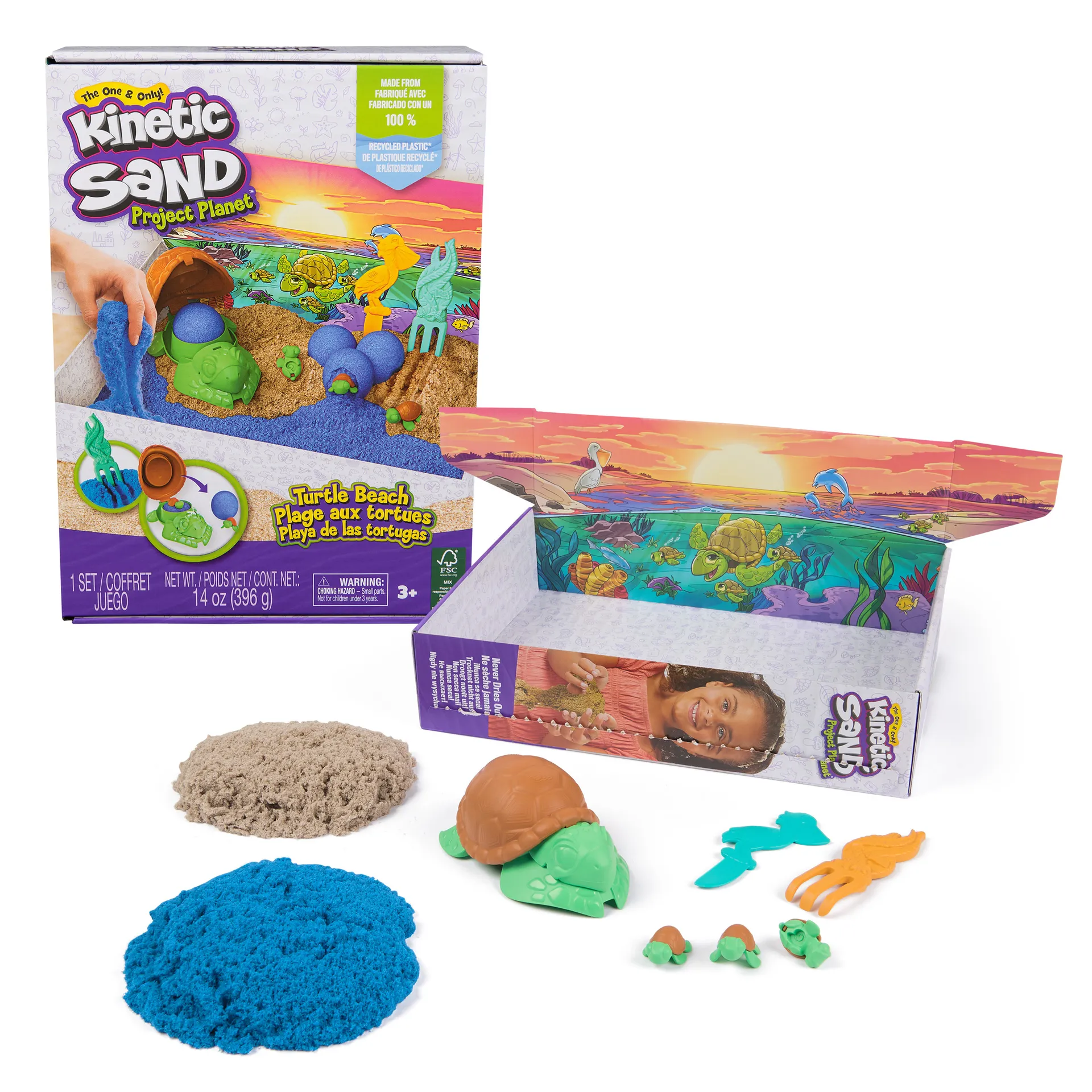 Kinetic Sand Project Planet Schildkröten Spielset Kinetic Sand Project Planet Schildkröten Spielset