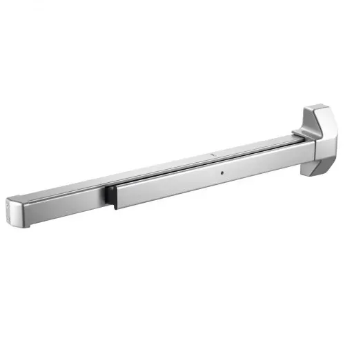 VEVOR Panikstange für Ausgangstüren, 788 mm, Notausgangsstange, Notausgangstürbeschlag mit Doppeltem Verriegelungsbolzen & Aufkleber, für 79–117 cm Breite Holz- oder Metalltüren, Silber – Bild 9