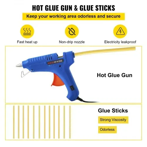 VEVOR 89 Stk. Auto Dellen Reparaturset professionell, Paintless Ausbeulwerkzeug, DIY Repair Puller kit Dent Removal Tool, Hagel Reparatur, LED Reflektierende Platte Gleithammer Dellenheber T-Stange – Bild 5