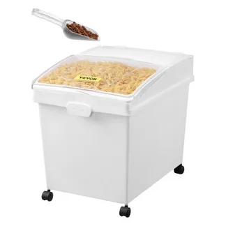 VEVOR Mehl und Reis Behälter Kapazität 25 kg, 3 Stück Aufbewahrungsbox Küche 35,5 x 50 x 45 cm, dreifach Vorratsdosen weiß Speicherung für Getreide und anderen Trockenwaren VEVOR Mehl und Reis Behälter Kapazität 25 kg, 3 Stück Aufbewahrungsbox Küche 35,5 x 50 x 45 cm, dreifach Vorratsdosen weiß Speicherung für Getreide und anderen Trockenwaren
