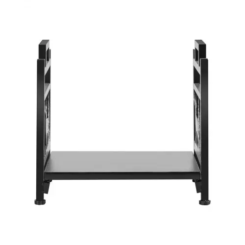 VEVOR Kaminholzregal 450x315x415 mm, Brennholzregal mit Segeltuchträger, Kaminholzhalter 18 kg Tragfähigkeit, Brennholzhalter aus pulverbeschichtetem Stahl, robuster Holzstapelständer für den Kamin – Bild 9