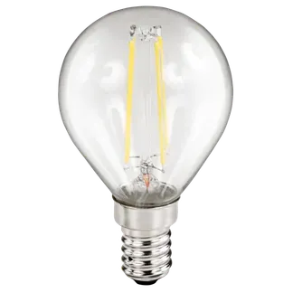 LED Filament Tropfenlampe McShine “Filed“, E14, 2W, 260 lm, warmweiß, klar LED Filament Tropfenlampe McShine “Filed“, E14, 2W, 260 lm, warmweiß, klar
