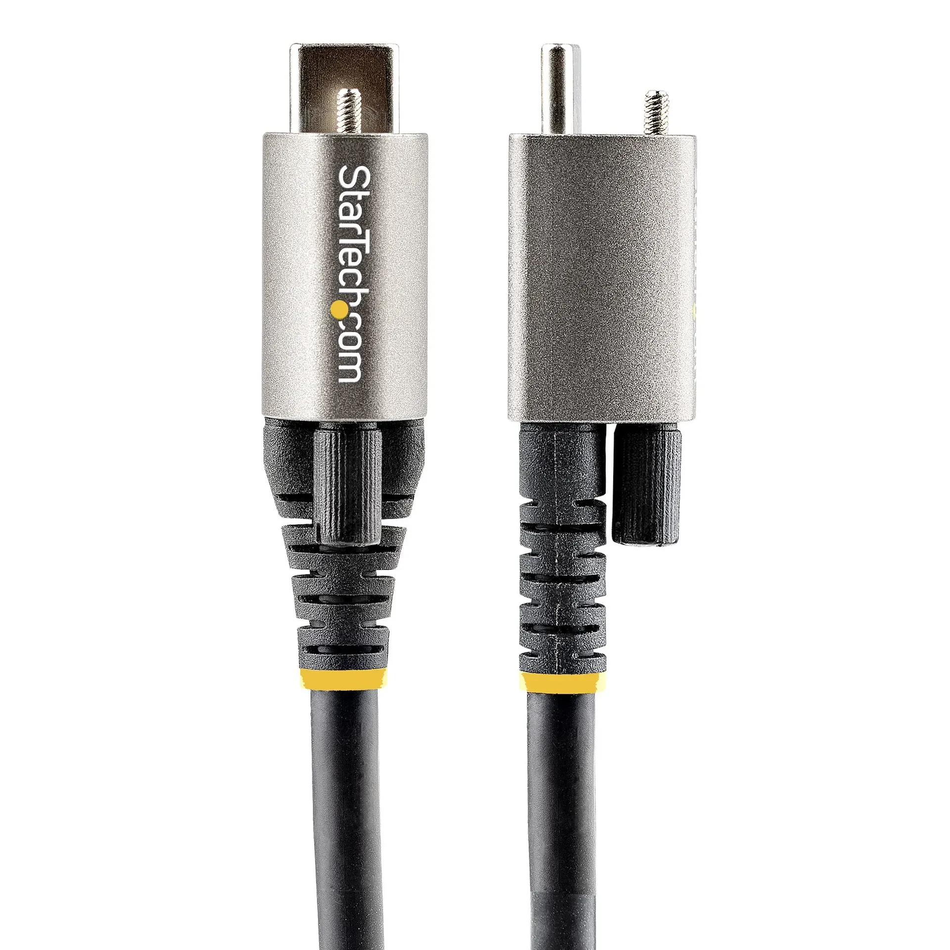 StarTech.com 1m USB-C Kabel, Schraubenverriegelung, USB 10Gbps, 100W (5A) Power Delivery, 8K 60Hz / 4K 144Hz DP-Alt-Modus, USB-IF-zertifiziert - Thunderbolt-Kompatibel – Bild 6